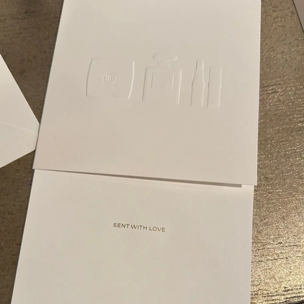 Chanel Gift Box with Cards
